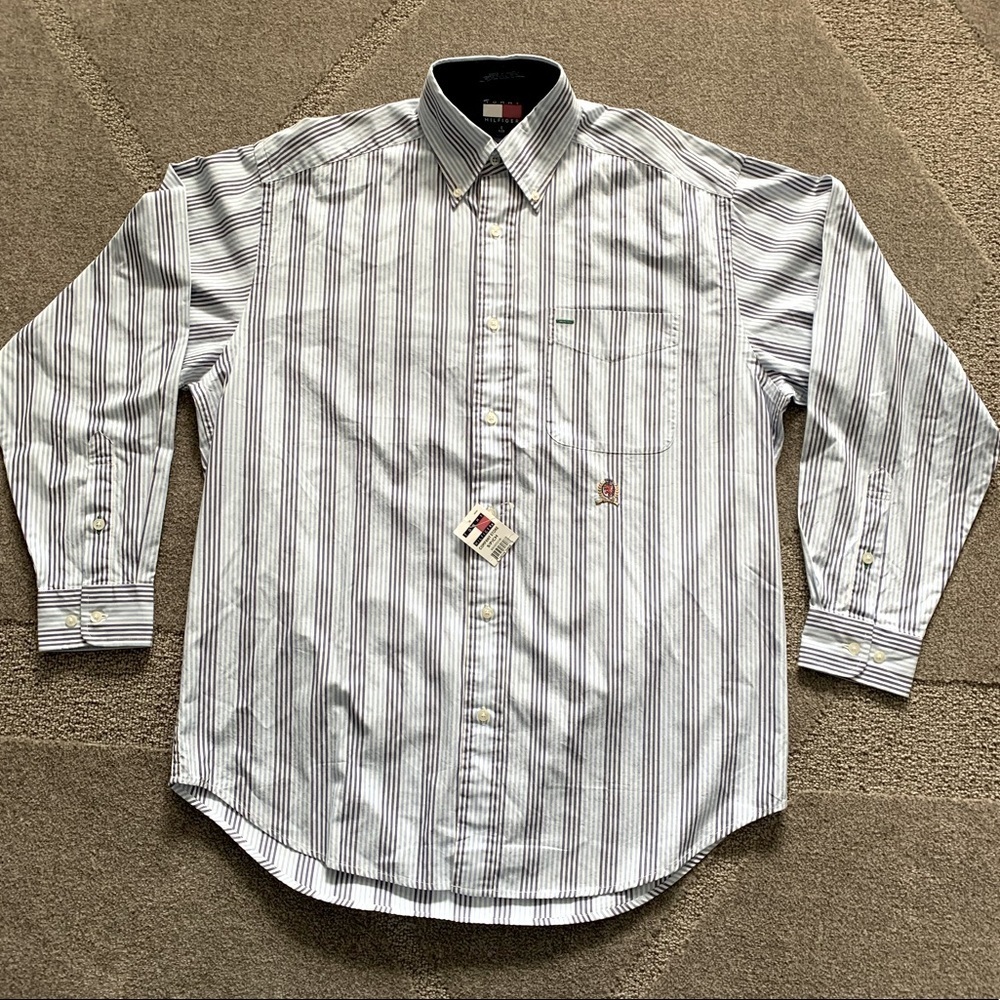 NWT Tommy Hilfiger Long Sleeve Dress Shirt
